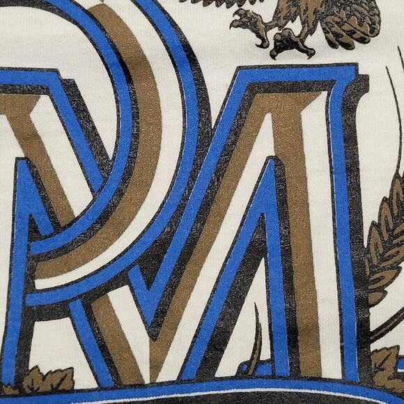 Vintage 80s OM-Miller Genuine-Draft Shirt XL 23x26 Light-Beer - Picture 11 of 12